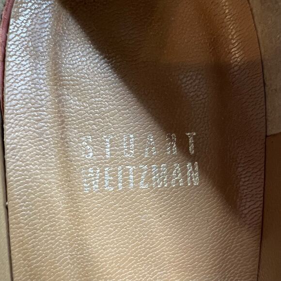 Stuart Weitzman Patent Leather Tassel Kitten Heel 6.5 US - Picture 10 of 10